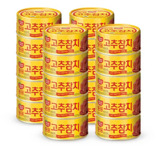 동원 고추 참치, 85g, 20개