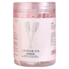 小柏力克 兒童口腔清潔棒 口腔乳牙清潔 幼兒紗布牙刷 寶寶口腔清潔, single color, 1個, 30支