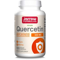 Jarrow FORMULAS 賈羅公式 槲皮素素食膠囊 500mg, 1罐, 100顆