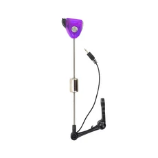 잉어 낚시 알람 경보 좌석 B2011에 물린 이동식 표시기 LED 조명 기본 스윙, 02 보라색