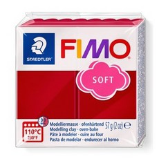 FIMO 피모 소프트 28색 중 택1/폴리머클레이 오븐점토, 소프트 26번 체리레드