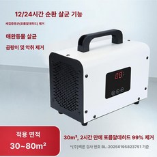 자동차 살균 소독기 스모그머신 피톤치드 소독제 방역기, 화이트 5g, 기본 모델명/품번