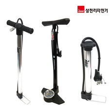 [일스포츠]삼천리 자전거펌프 자전거바람 공기주입기 휴대펌프 발펌프 자전거용품, D offsnow파워펌프-일스포츠, 1개, 알미늄블랙