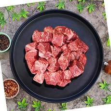VGD 미국산 냉장 부채살 스테이크 5cm 찹 스테이크 500g, 1개
