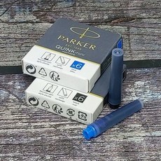 파카 큉크 만년필 잉크 카트리지-Mini 2갑(12개) wis+7152HI, 본상품선택, 4094 워셔블 블루, 본상품선택