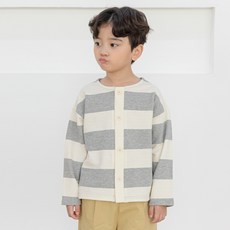 바브키즈 스트라이프가디건