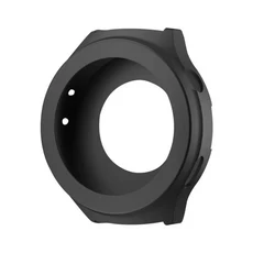 화웨이 워치 4 프로용 실리콘 보호대 케이스 다채로운 충격 방지 쉘 범퍼 긁힘 추락, 10 Black