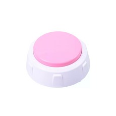 녹음 버튼 반려동물 소통 교육 게임, 5분 화이트 베이스 핑크 1개, 1개, 1L