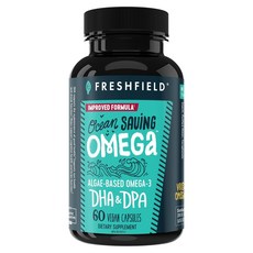 Freshfield 海洋保育 Omega DHA & DPA 純素膠囊, 1個, 60錠