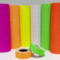 라벨기 칼라 용지 스티커 10롤, 칼라라벨지10롤 그린