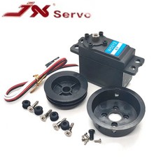 W5513-4T JX 4 회전 10kg 표준 금속 기어 항해 윈치 서보 RC 요트 모터 0.9 초 360 도 Kingmax, 02 W5513-4T x2, 1개