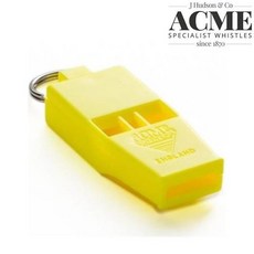 ACME 高音頻求生哨 扁型 636【野外營】爆音哨 登山水上活動 防狼 野外求生, 1個, 黃色