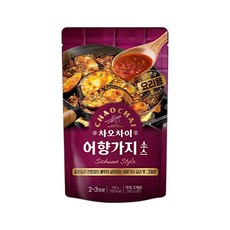 샘표 불맛 중화요리 간편조리 차오차이 어향가지 소스 100g 12개