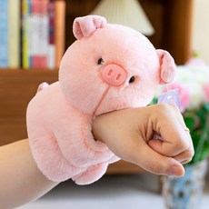 캐릭터 배드민턴 라켓 그립 커버 손잡이커버 배드민턴인형 자전거꾸미기, 핑크돼지, 1개