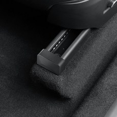 테슬라 호환 모델Y 주니퍼 시트레일 보호 커버 4Pcs, 블랙, 기타