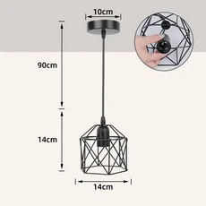 모던 심플 디자인 샹들리에 가정용 블랙 펜던트 라이트 있는 거실 주방 장식 조명