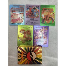 컬렉션용 골드 블랙 다이아 레인보우 컬러풀 배틀 카드 풀세트 선물용, 컬러풀A팩(55Pcs), 1세트