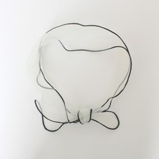 베이직코드 여성 시스루 무지 슬림 쁘띠 여름 스카프