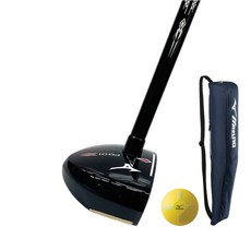 정식수입 미즈노 파크골프채 PG01 파크골프클럽 협회공인 AS가능, 90도, 레드 여성용 85cm