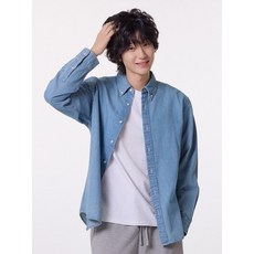 탑텐 TOPTEN 남성 데님 버튼다운 셔츠_MSG2WC1912 MSG2WC1912 147726