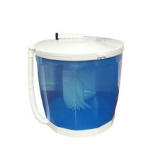 휴대용 의류 수동 계곡 세탁기 미니 물놀이 탈수기 세탁, 그레이 플래그십 브러시 포함 신발+세탁