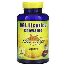 Nature's Life DGL 감초 츄어블 100정, Natures Life DGL 감초 츄어블 100정, 1개