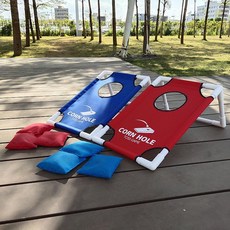모래주머니 던지기 콘홀 게임 보드게임용 휴대용 던지기 어른용 기업행사 체육대회, 1개