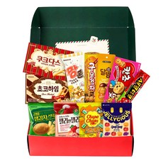 Dear You 해피 구디백 유치원 어린이집 스낵박스 과자선물세트, 1세트, 11p