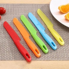 무독성 어린이 안전칼 유아 칼 아동 소꿉놀이 아동칼, 라이트핑크, 1개