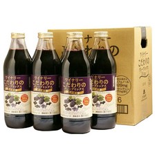 알프스 와이너리의 정성을 담은 포도 믹스 검은 과일 1000ml ×6병, 1L