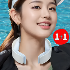 투원스 1+1 신제품 와이드 아이스 넥쿨러, 퓨어 화이트 2개, 1개