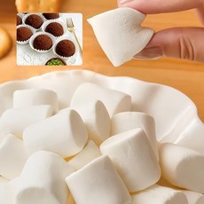 이슬빛 무첨가 스물 솜사탕 500g 간식 마시멜로우 두바이 쫀든쿠키 원재료 솜사탕구이, 1개