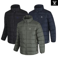 FUERZA Qualting Simple Logo Wellon 輕質襯墊海軍藍