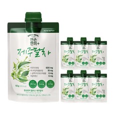 한손한끼 플러스 단백질 쉐이크 저당 고단백 제주말차맛, 7개, 60g