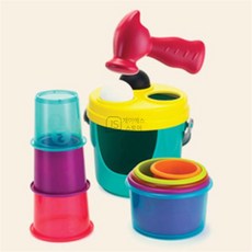 제이에스몰 비키즈 컵쌓기 도형놀이 아기장난감