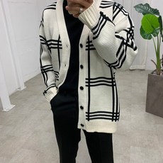 Street J 大格子開衫