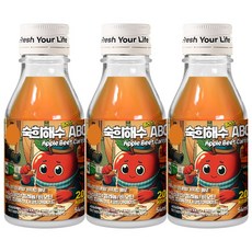 술자리 캠핑 여행 필수템 소주에 꽂아 섞어 마시는 하이볼 칵테일음료 숙희해수 ABC, 3개, 1개입, 55ml