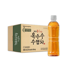 정상가 19600 광동 옥수수수염차 그린 무라벨, 1개, 500ml