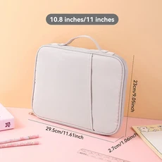 IPad Pro 용 태블릿 슬리브 백 12 9 11 13 2025 케이스 Air 10.9 인치 M2 10th 9th 8th Generation Cover B, 05 White Small