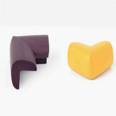 모서리 쿠션 보호대 1P 가구모서리보호대 아기모서리보호대 모서리보호대쿠션 벽모서리보호대, 1개, 브라운