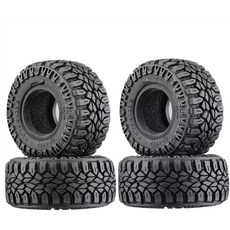 RC 휠 타이어 Axial SCX24 AX24 Traxxas TRX4M FMS용 4개 세트 508mm10인치 소프트 고무 118 124 크롤러 차량, RC 휠 타이어 Axial SCX24 AX24 Trax