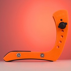 기타무릎받침대 통기타 클래식 거치대 경량 서포터 고정대, 08.밝은 오렌지색, 1개