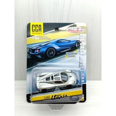 宅米吉 全新包裝現貨 1:64 帕加尼 Huayra Utopia 烏托邦 香檳銀色 避震效果 螺絲底盤 合金滑行車, 1個