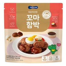 베베쿡 냉동 바르게 만든 꼬마 함박 350g 2개, 베베쿡 냉동 바르게 만든 꼬마 함박 350g, 2개