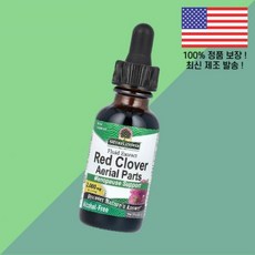 내추럴의 해답 레드 클로버 공중 부위 액상 리퀴드 추출물 무알콜 2000mg 1온스 30ml Nature's Answer Red Clover Aerial Parts Fluid, 1개