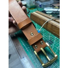 黑色義大利頭層牛皮男士皮帶半成品 寬4.0釐米 長105-130釐米