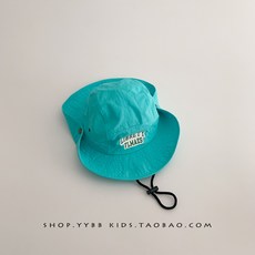 韓系復古兒童露營帽子春夏季薄款速幹遮陽防曬帽男女寶寶漁夫帽潮, 1個, 如圖