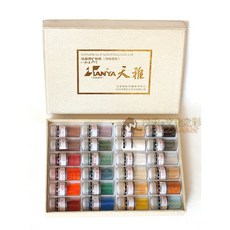 天雅 礦物顏料 A型 24色, 詳見包裝