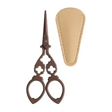 [모핸] 빈티지 수예가위-에이라인 (가위집포함), 1개, 엔틱