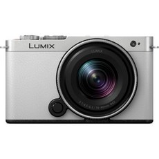 파나소닉 루믹스 S9 풀프레임 미러리스 카메라 S 1840mm F4.56.3 렌즈 컴팩트 가볍고 휴대하기 편한 본체 소셜 미디어와 여행에 적합한 제품 DCS9NG9, Kit w/18-40mm, White-Silver